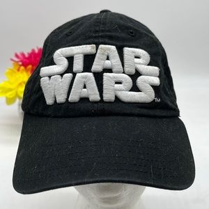 Star Wars Black Baseball hat with white embroidered logo HT3421B